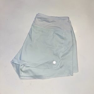mint green athleta shorts